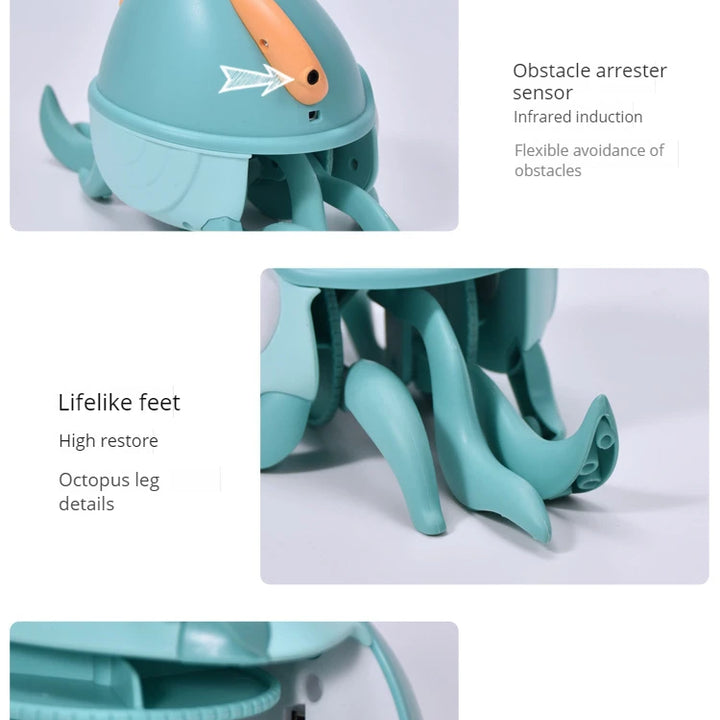 New Dancing Crab Musical Toys for Babies Interactive Edition Birthday Christmas Gift Comes with Interactive Crawling Crab Toy – Sensory & Educational Fun for Kids