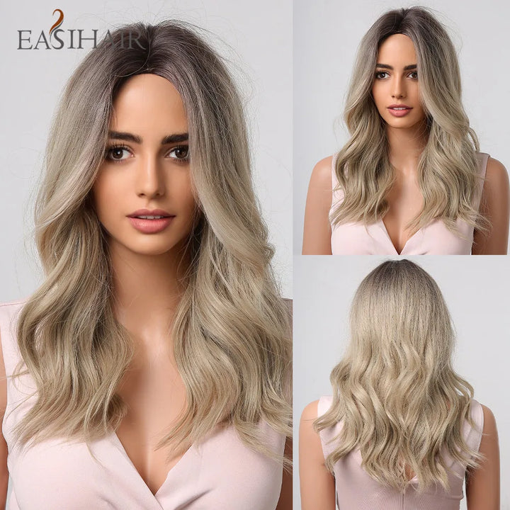 Blonde Ombre Heat-Resistant Wig