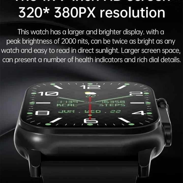 T800 Ultra Smartwatch – Bluetooth Calls, Music & Fitness for Android/iOS