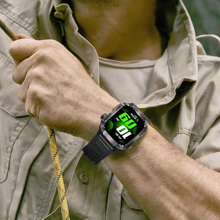 2024 Outdoor Smartwatch with Fitness Tracker & Bluetooth Calls