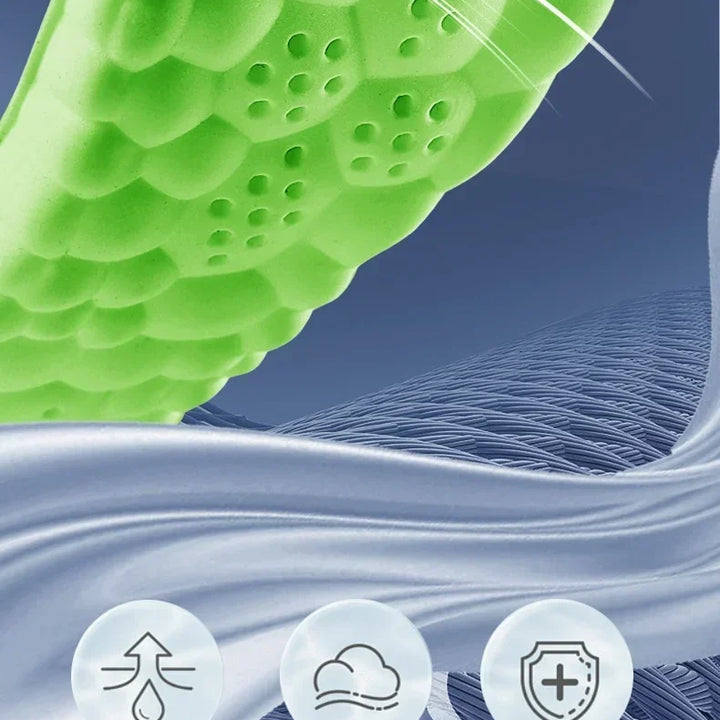 Orthopedic Latex Insoles – Breathable & Shock-Absorbing