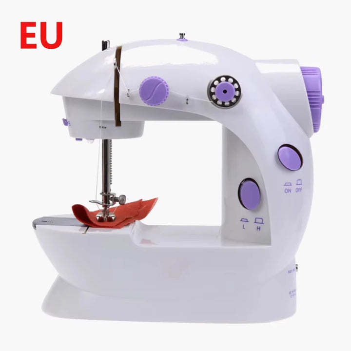 Compact Sewing Machine 202 – With Built-in Light, Cutter & Pedal | Ideal for Beginners