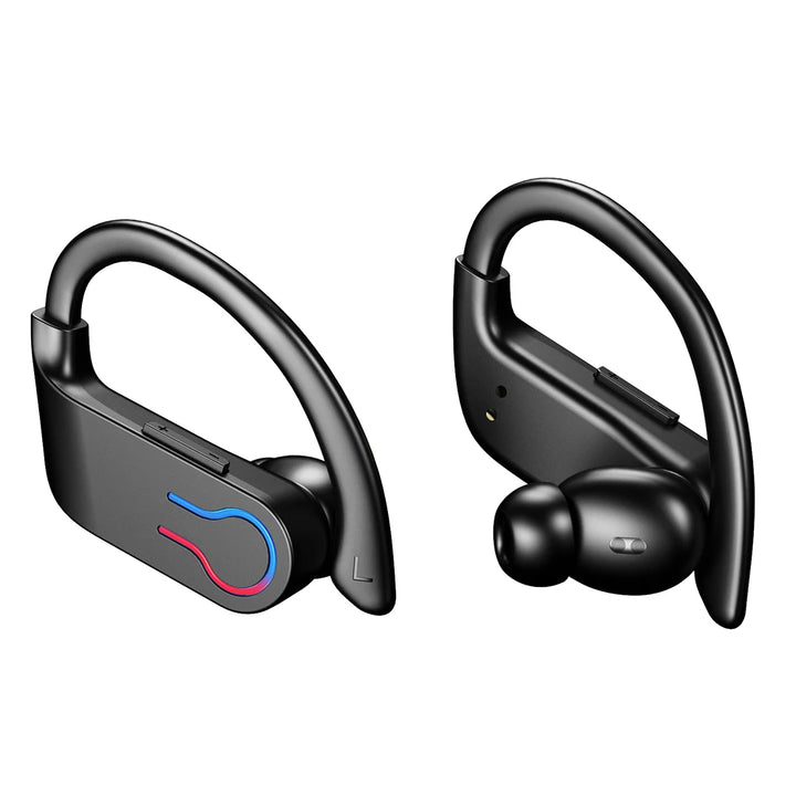 Bluetooth 5.3 Wireless Earbuds Sports Headphones with Earhooks Built-in Mic Earphones Waterproof Headphones Ear Buds for Sports