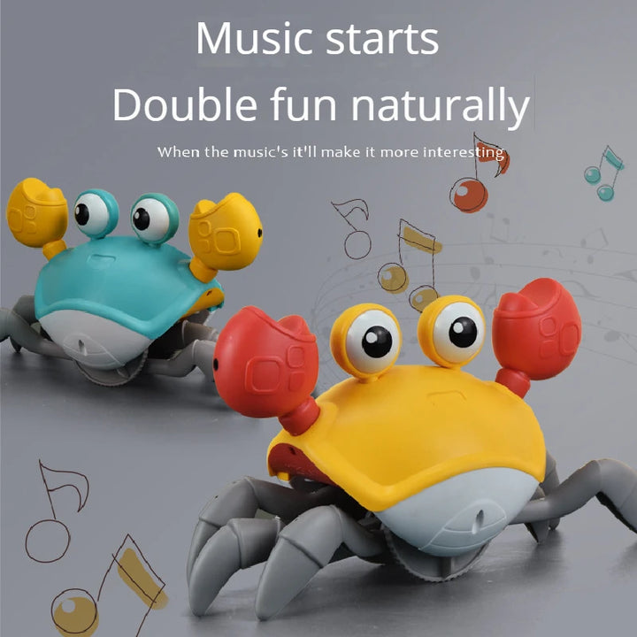 New Dancing Crab Musical Toys for Babies Interactive Edition Birthday Christmas Gift Comes with Interactive Crawling Crab Toy – Sensory & Educational Fun for Kids