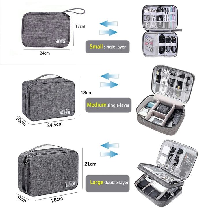 Waterproof Cable Organizer Case