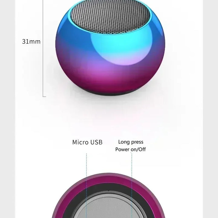 M3 Portable Bluetooth Speaker - Heavy Bass & Compact Design