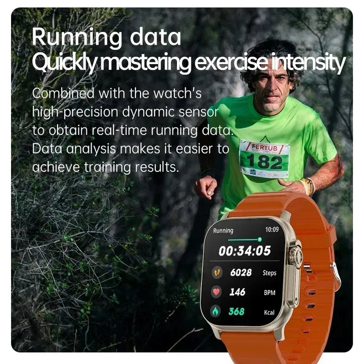 T800 Ultra Smartwatch – Bluetooth Calls, Music & Fitness for Android/iOS