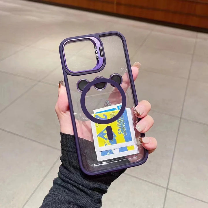 Luxury Magnetic iPhone Case with Lens Protector & Wireless Charging