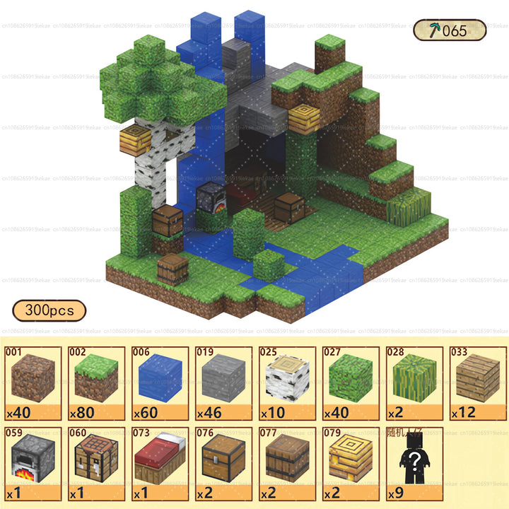 Magnetic Building Block Magnet Cube Mine World Set for Boy Girl Kid Age 3+ DIY Model Children STEM Sensory Toy Christmas Gift