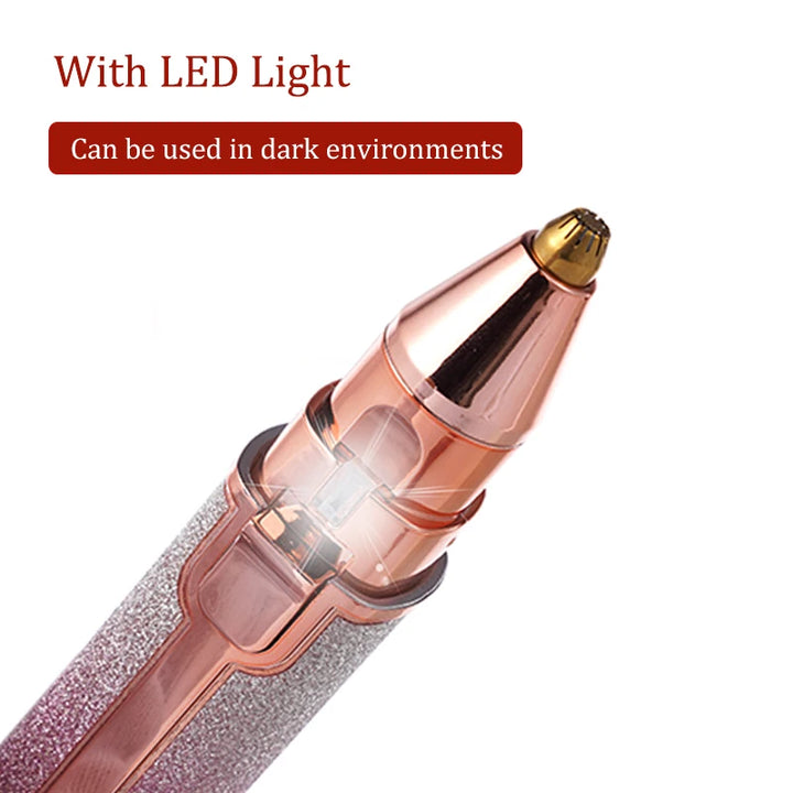 2-in-1 Precision Facial Hair Remover & Eyebrow Trimmer