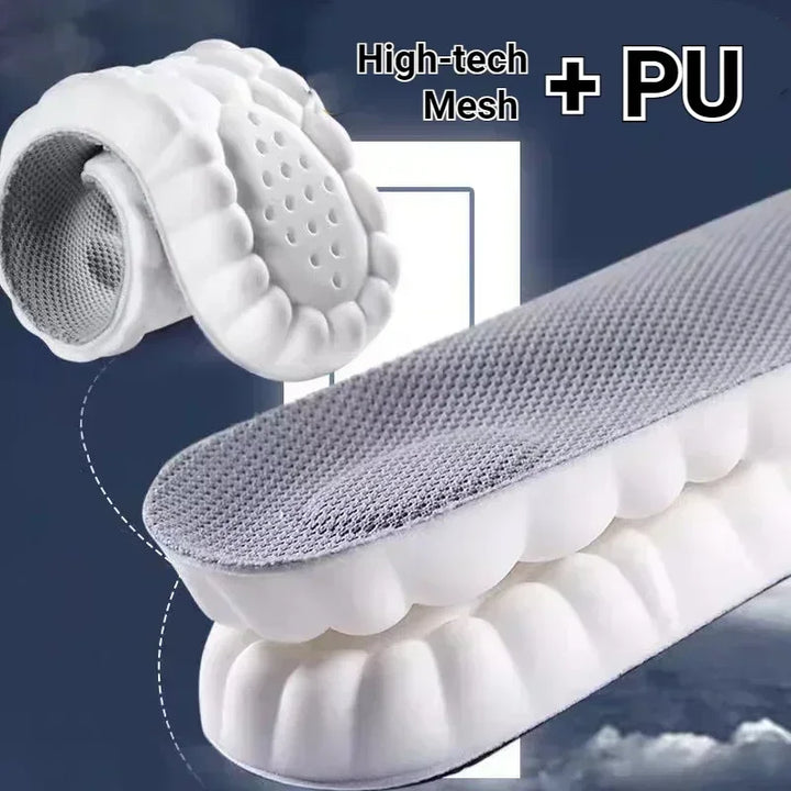 Orthopedic Latex Insoles – Breathable & Shock-Absorbing