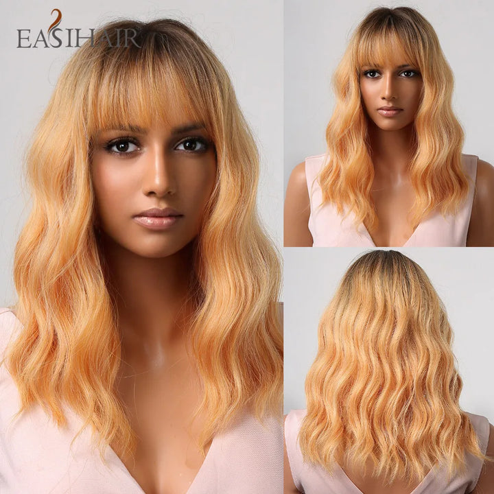 Blonde Ombre Heat-Resistant Wig