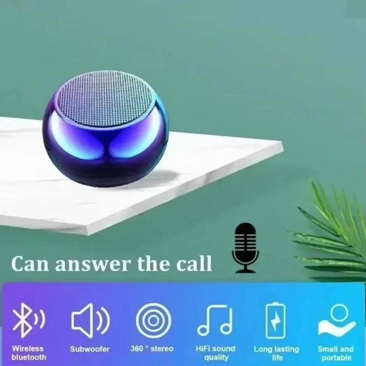 M3 Portable Bluetooth Speaker - Heavy Bass & Compact Design