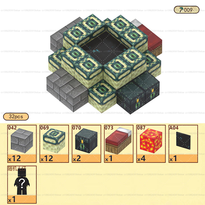 Magnetic Building Block Magnet Cube Mine World Set for Boy Girl Kid Age 3+ DIY Model Children STEM Sensory Toy Christmas Gift