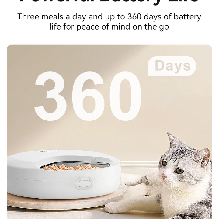 Smart Pet Food Dispenser – Automatic Wi-Fi Feeder for Dogs & Cats