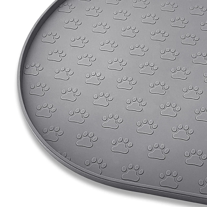 New Dog Food Mat Cat Bowl Easy Clean Non-Slip Round Silicone Water Feeder Supplies