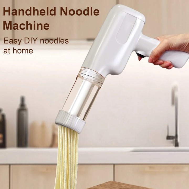Automatic Wireless Noodle Maker – Handheld & Portable Pasta Press for Home or Commercial Use