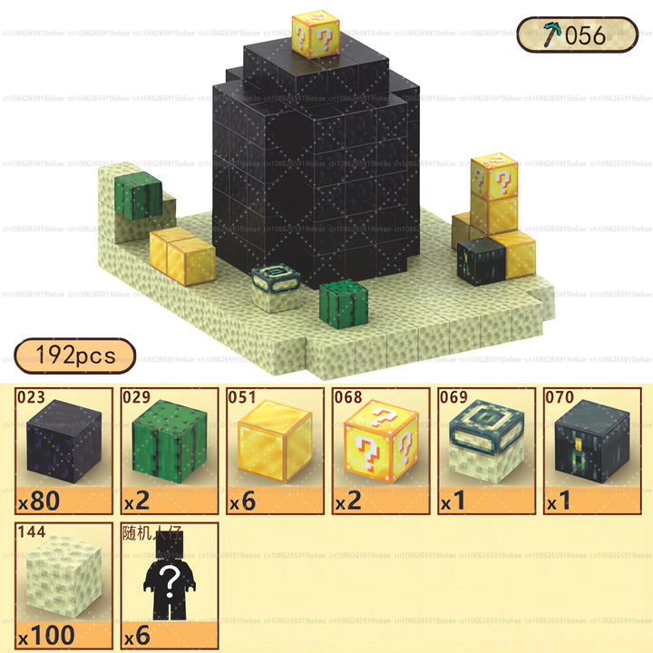 Magnetic Building Block Magnet Cube Mine World Set for Boy Girl Kid Age 3+ DIY Model Children STEM Sensory Toy Christmas Gift