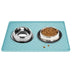 Pet Placemat Nonspill to Clean Foldable Cat and Dog Feeding, Waterproof