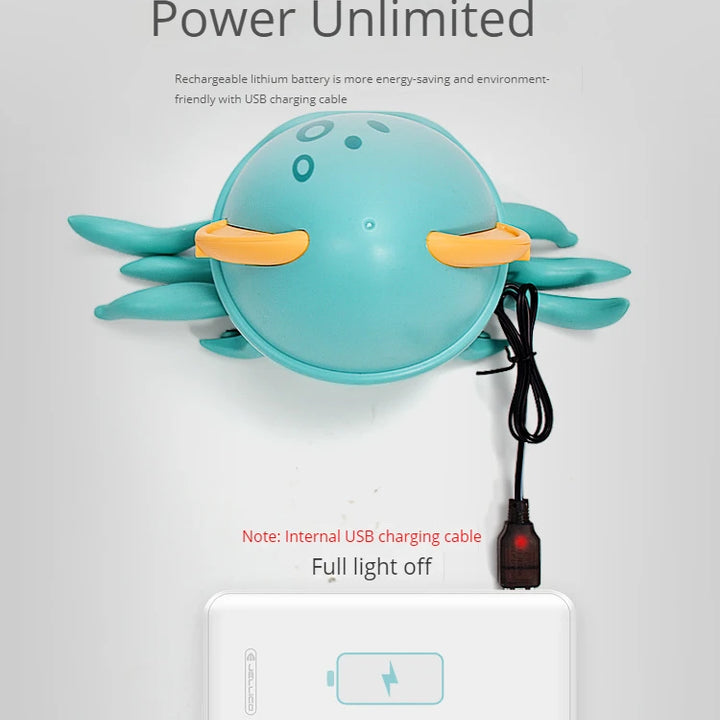 New Dancing Crab Musical Toys for Babies Interactive Edition Birthday Christmas Gift Comes with Interactive Crawling Crab Toy – Sensory & Educational Fun for Kids