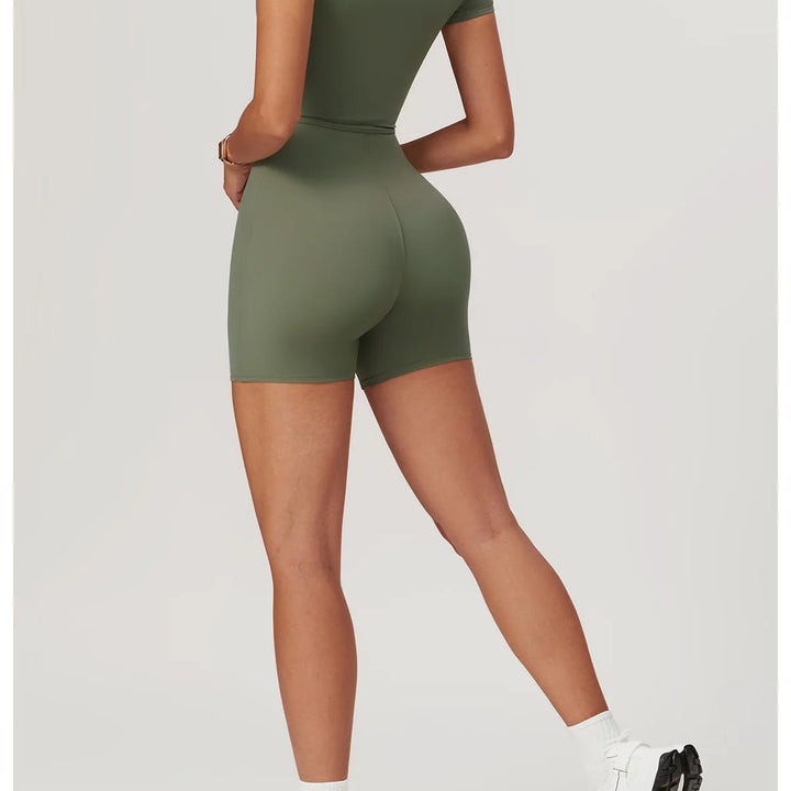 Buttery Soft Gym Set – Leggings & Backless Sports Bra Matching Outfit