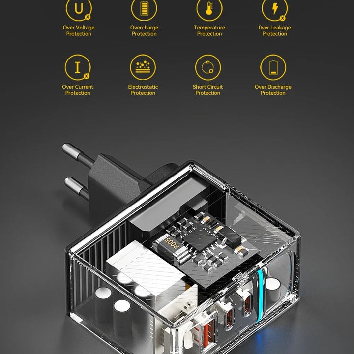WEKOME GaN 100W High-Speed Charger - Type C Fast Charging