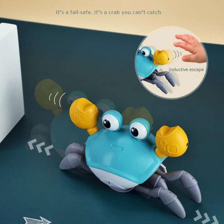 New Dancing Crab Musical Toys for Babies Interactive Edition Birthday Christmas Gift Comes with Interactive Crawling Crab Toy – Sensory & Educational Fun for Kids