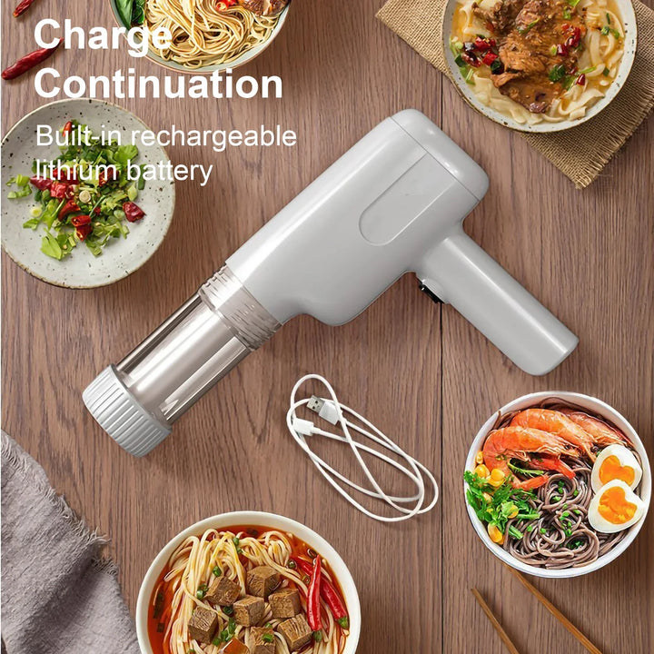 Automatic Wireless Noodle Maker – Handheld & Portable Pasta Press for Home or Commercial Use