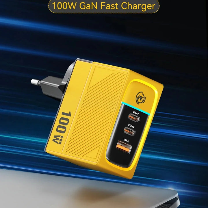 WEKOME GaN 100W High-Speed Charger - Type C Fast Charging