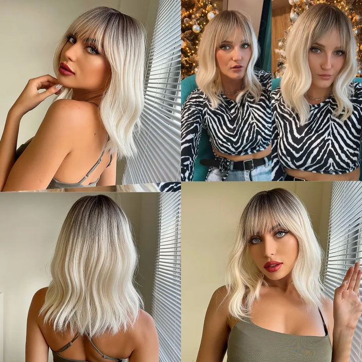 Blonde Ombre Heat-Resistant Wig