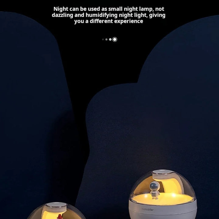 Nordic Flame Humidifier USB Aromatherapy Machine for Home Use - Compact Essential Oil Diffuser with Flame Design