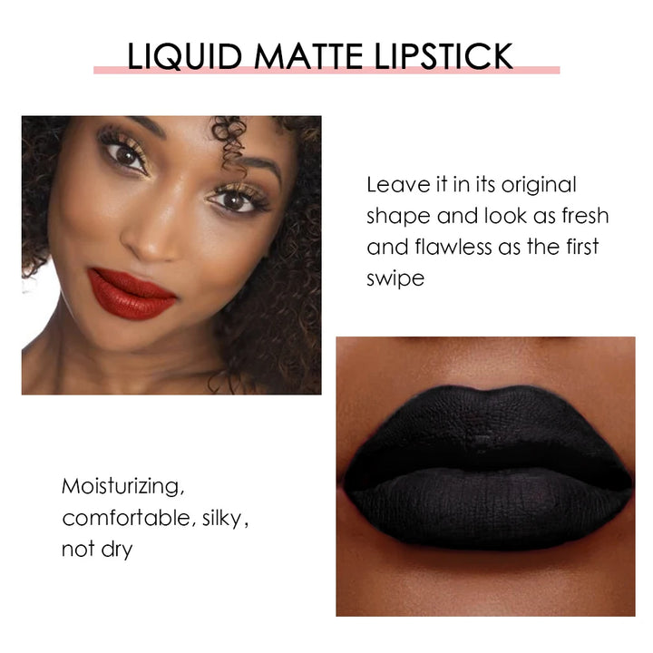 NICEFACE Liquid Matte Lipstick – Velvet Finish & Waterproof Wear