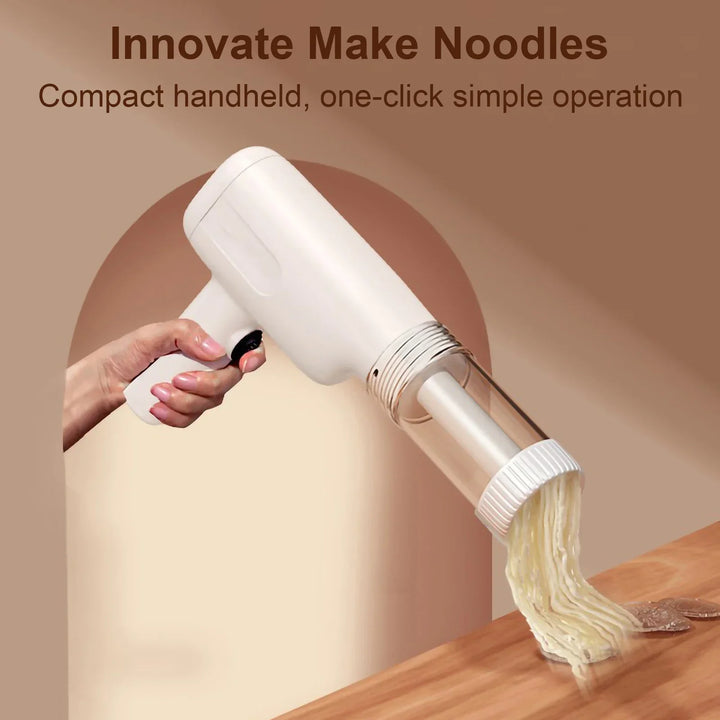 Automatic Wireless Noodle Maker – Handheld & Portable Pasta Press for Home or Commercial Use