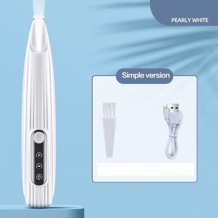 Waterproof Dog Paw Trimmer with LED Light – Pet Hair Grooming Clippers with LED Display & 18mm Wide Blade