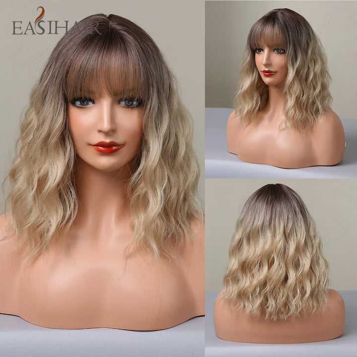 Blonde Ombre Heat-Resistant Wig