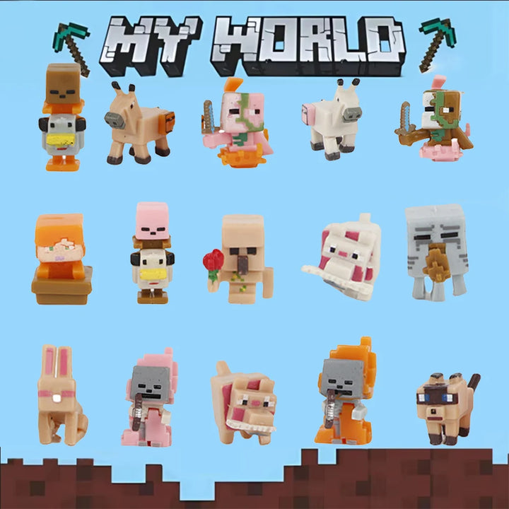 Magnetic Building Block Magnet Cube Mine World Set for Boy Girl Kid Age 3+ DIY Model Children STEM Sensory Toy Christmas Gift