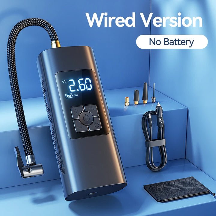 Wireless Air Pump Portable Air Compressor Smart Digital Car Electric Air Pump for Car Motorcycle Bicycle Inflator Pump