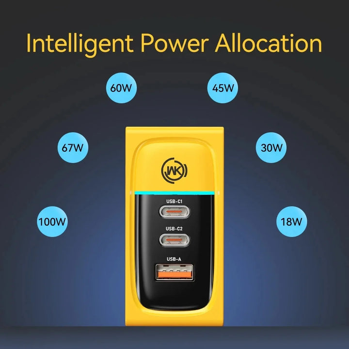 WEKOME GaN 100W High-Speed Charger - Type C Fast Charging