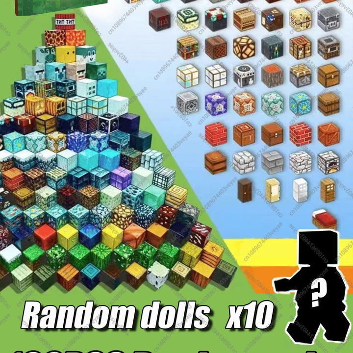 Magnetic Building Block Magnet Cube Mine World Set for Boy Girl Kid Age 3+ DIY Model Children STEM Sensory Toy Christmas Gift