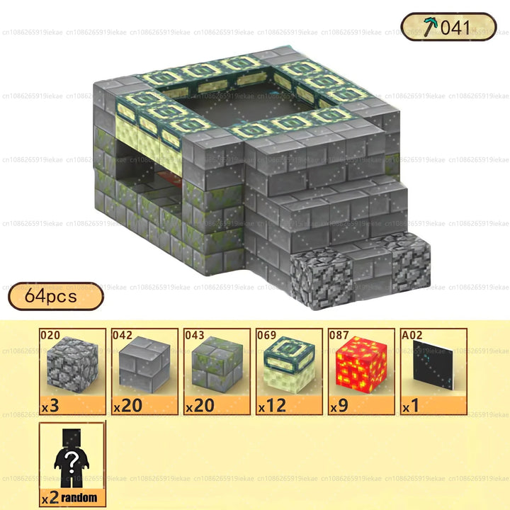 Magnetic Building Block Magnet Cube Mine World Set for Boy Girl Kid Age 3+ DIY Model Children STEM Sensory Toy Christmas Gift