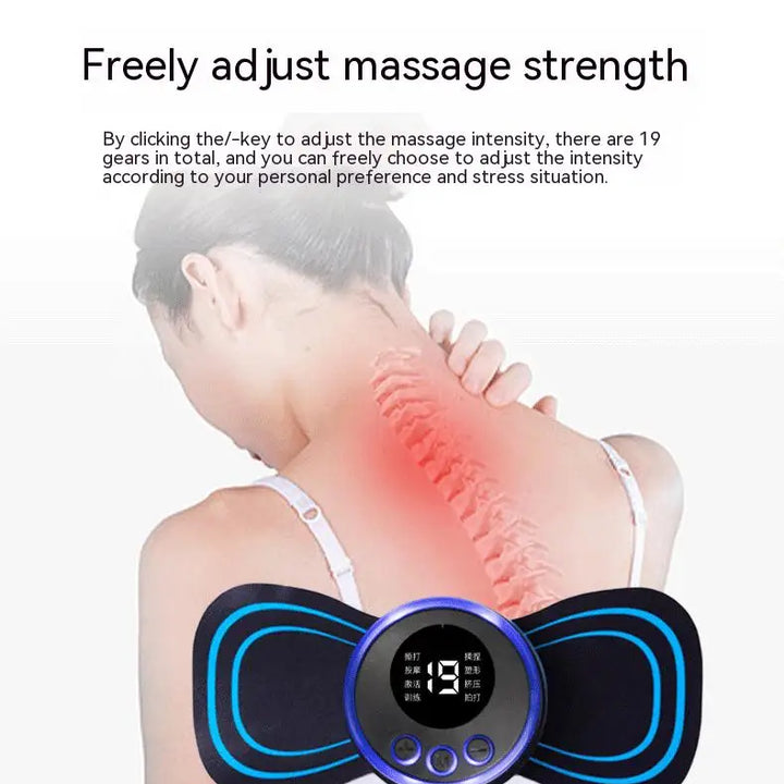 Smart Pulse Massager Sticker – EMS Neck & Shoulder Relief
