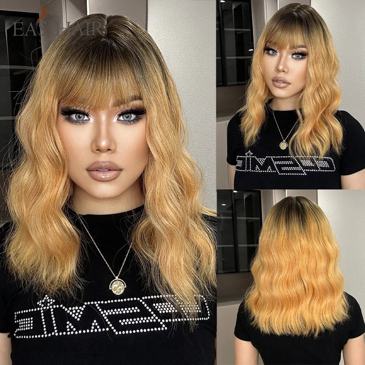 Blonde Ombre Heat-Resistant Wig