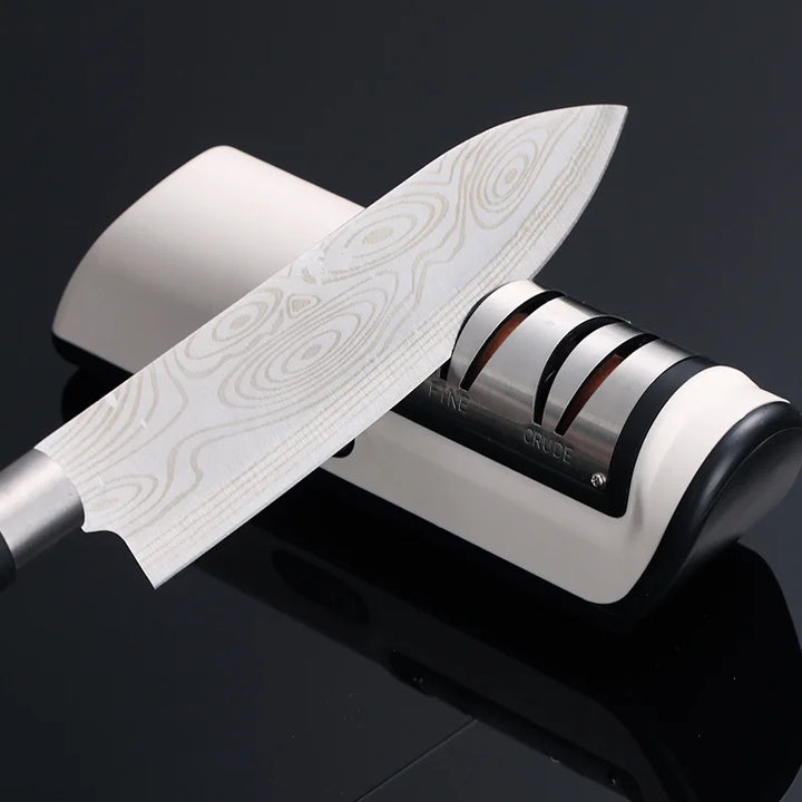 Electric Knife Sharpener – 5-Second Fast Sharpening & Polishing Tool for All Kitchen Knives