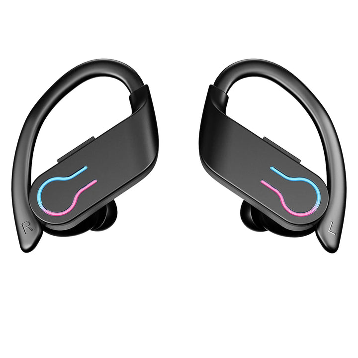 Bluetooth 5.3 Wireless Earbuds Sports Headphones with Earhooks Built-in Mic Earphones Waterproof Headphones Ear Buds for Sports