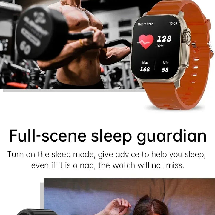 T800 Ultra Smartwatch – Bluetooth Calls, Music & Fitness for Android/iOS