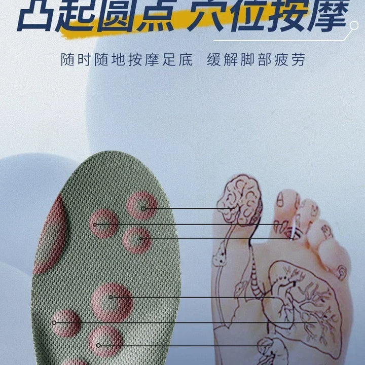 Orthopedic Latex Insoles – Breathable & Shock-Absorbing