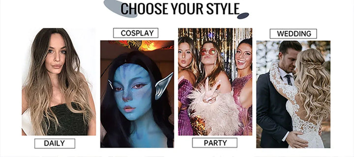 Blonde Ombre Heat-Resistant Wig