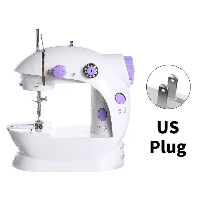 Compact Sewing Machine 202 – With Built-in Light, Cutter & Pedal | Ideal for Beginners
