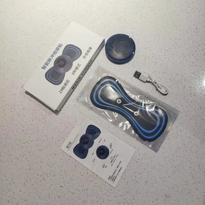 Smart Pulse Massager Sticker – EMS Neck & Shoulder Relief