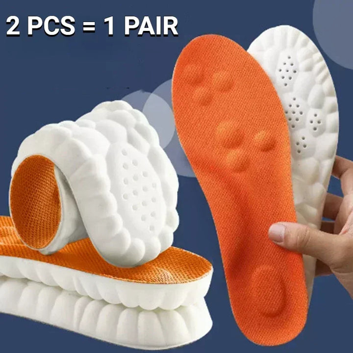 Orthopedic Latex Insoles – Breathable & Shock-Absorbing